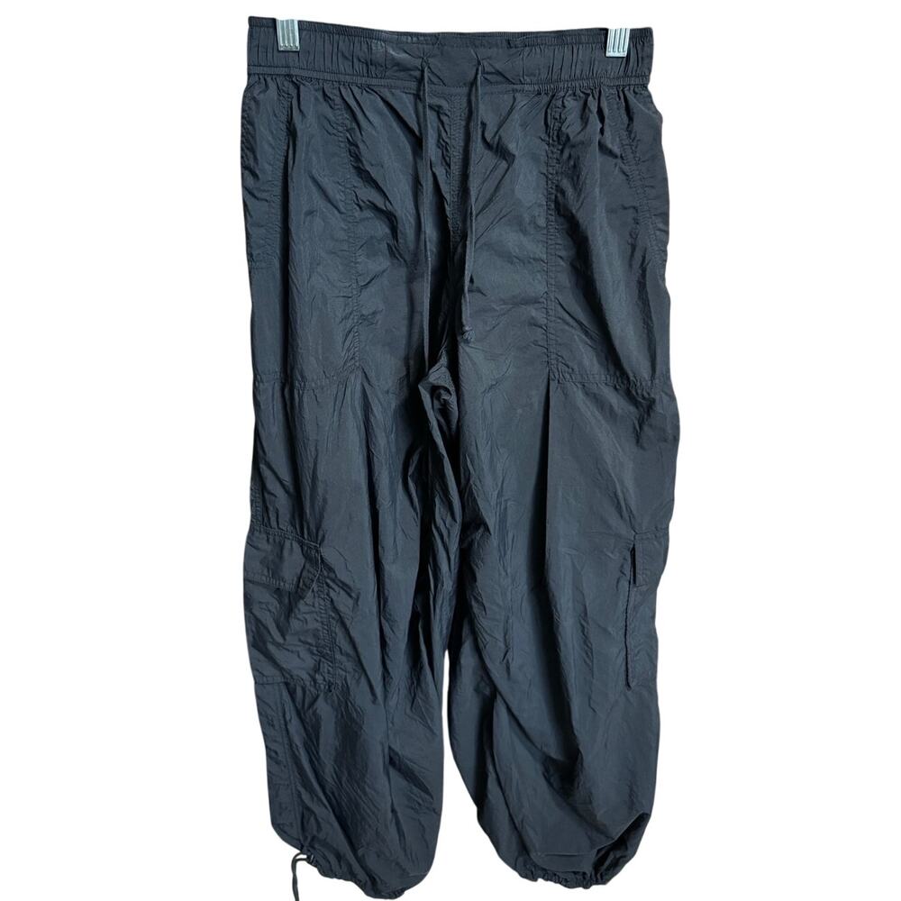 Daily Practice by Anthropologie Base Jump Parachute Pants Black Size XS - Picture 3 of 10